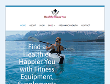 Tablet Screenshot of healthyhappyou.com